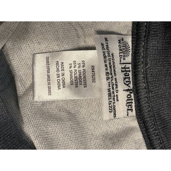 Harry Potter Wizard Magic Pajama Set 2PC Long Sleeve Top Jogger Pants Gray - Picture 7 of 7